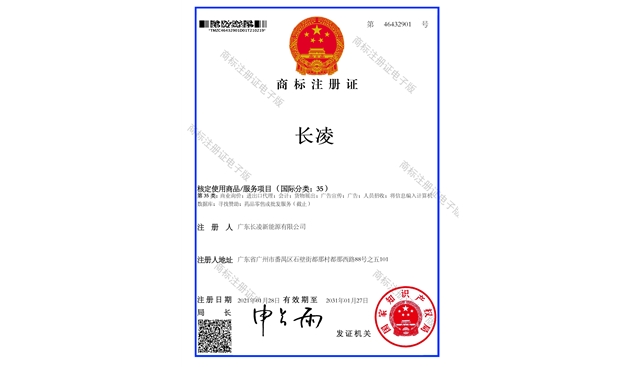 logo注册证书